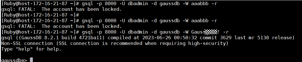 图片[3] - 使用DWS集群，用户被锁定如何解锁 - MaxSSL