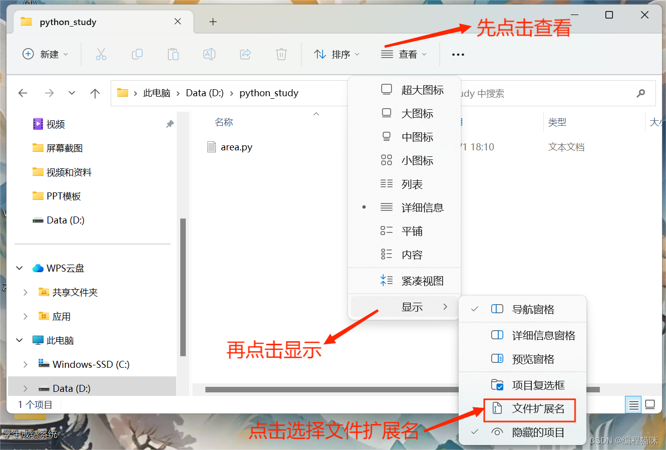 图片[2] - Python获取文件提示找不到指定路径,提示can‘t open file ‘area.py‘: [Errno 2] No such file or directory(超详细解决) - MaxSSL