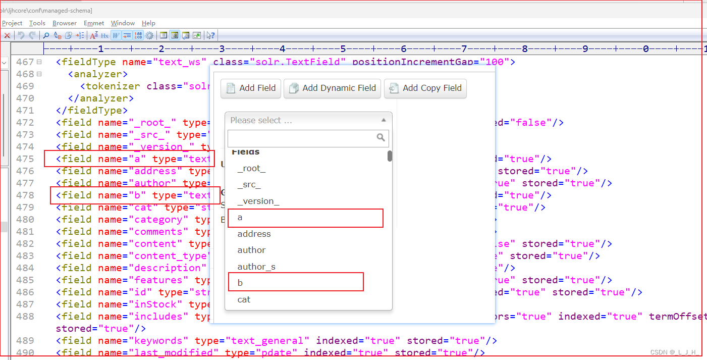 图片[21] - 06、全文检索 — Solr — Solr 全文检索之在图形界面管理 Core 的 Schema（演示对 普通字段、动态字段、拷贝字段 的添加和删除） - MaxSSL