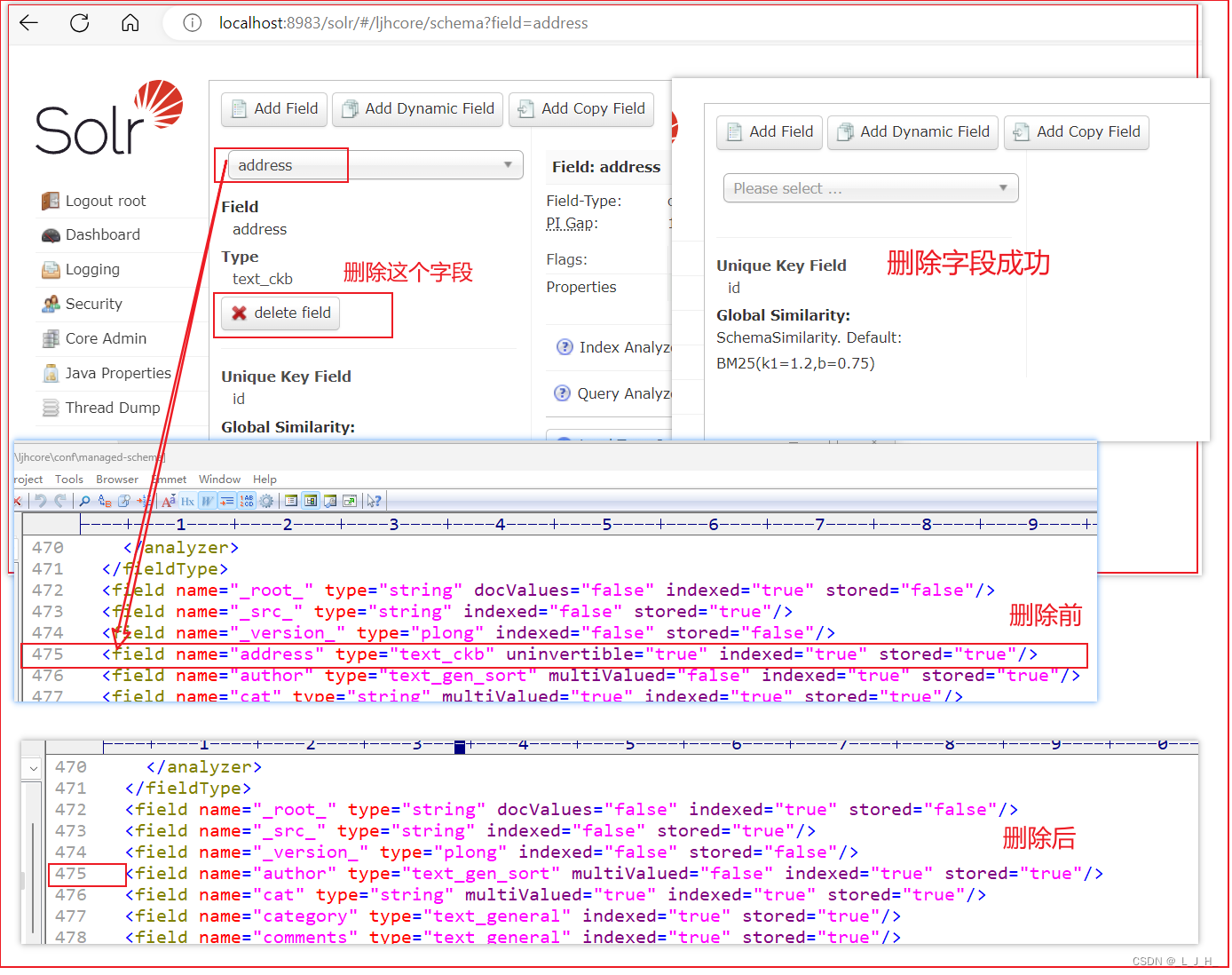 图片[9] - 06、全文检索 — Solr — Solr 全文检索之在图形界面管理 Core 的 Schema（演示对 普通字段、动态字段、拷贝字段 的添加和删除） - MaxSSL