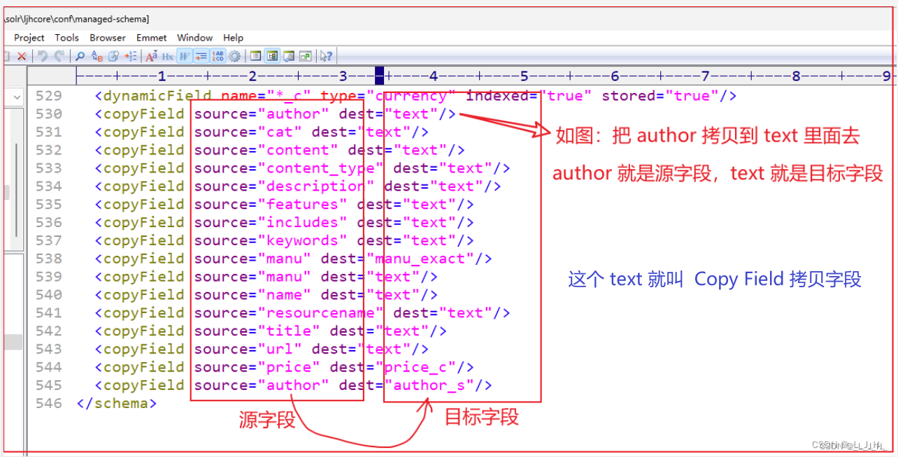 图片[3] - 06、全文检索 — Solr — Solr 全文检索之在图形界面管理 Core 的 Schema（演示对 普通字段、动态字段、拷贝字段 的添加和删除） - MaxSSL