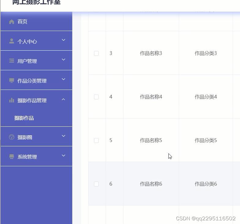 图片[5] - nodejs+vue+ElementUi摄影作品图片分享工作室管理系统 - MaxSSL