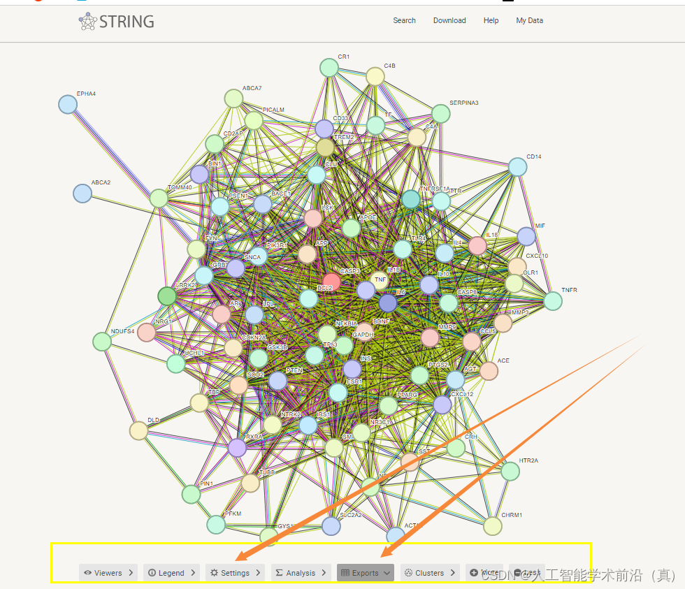 图片[5] - GEO生信数据挖掘（十一）STRING数据库PPI蛋白互作网络 & Cytoscape个性化绘图【SCI 指日可待】 - MaxSSL