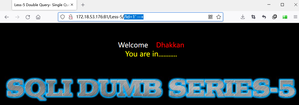 图片[4] - SQLI-LABS(Less-5) - MaxSSL