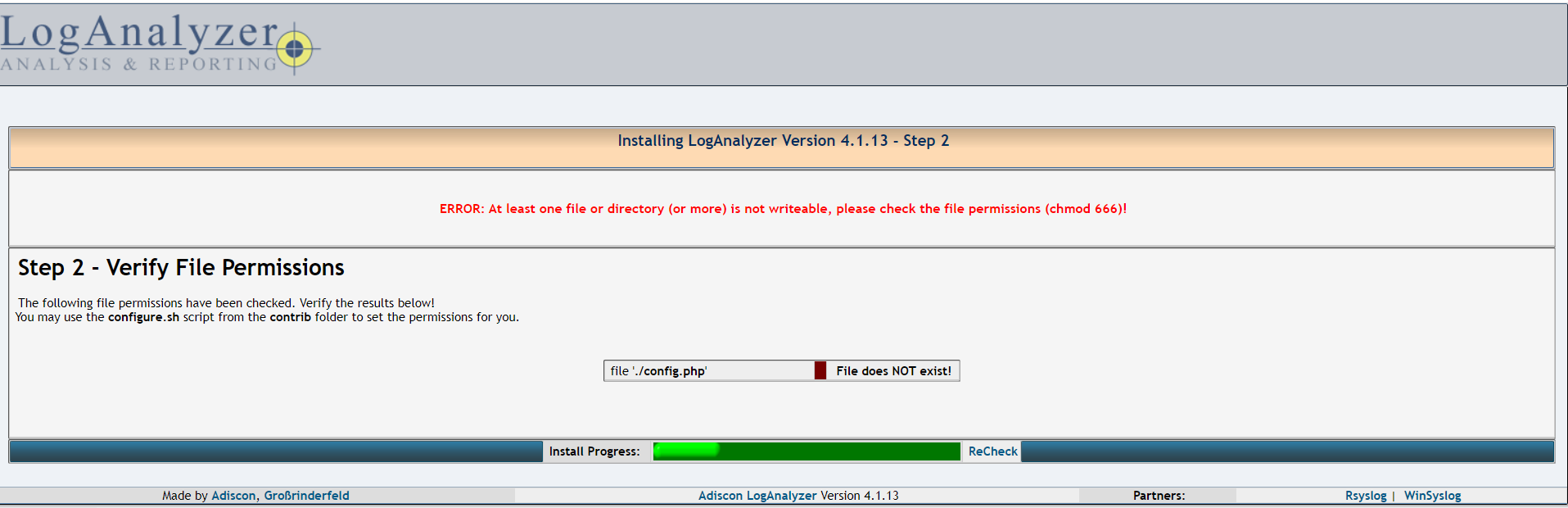 图片[2] - CentOS8 通过 loganalyzer 展示数据库中的日志 - MaxSSL