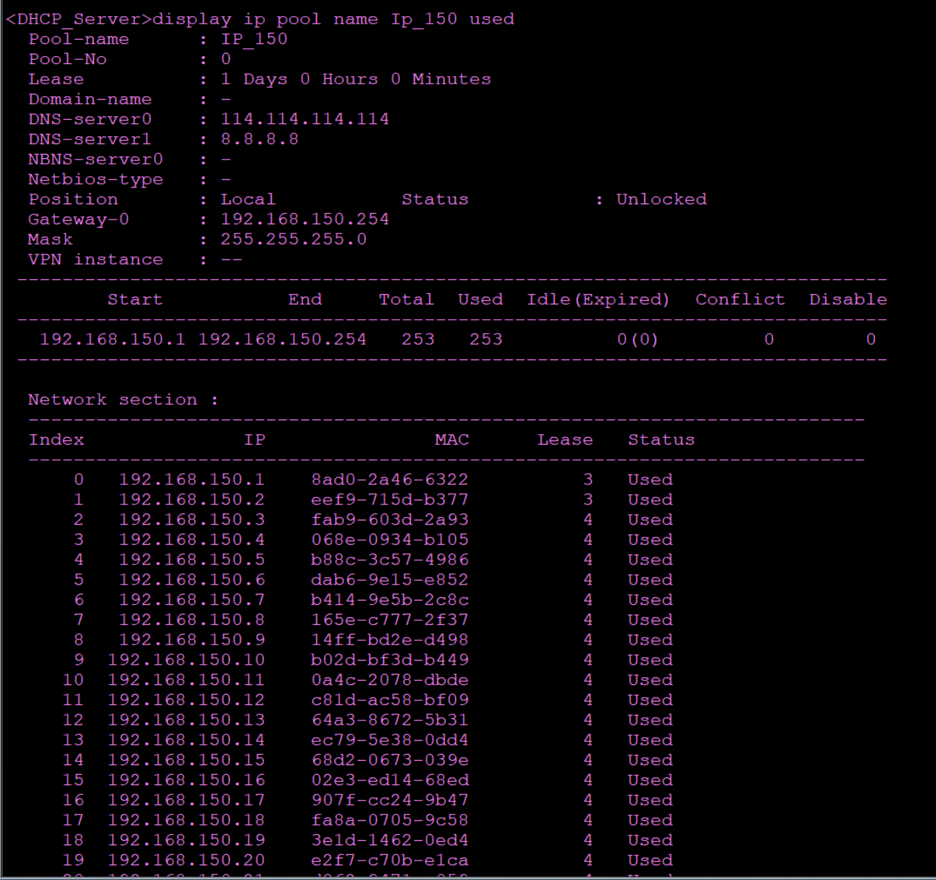 图片[24] - DHCP饿死攻击及防御(基于ENSP模拟器、Kali攻击机实现) - MaxSSL