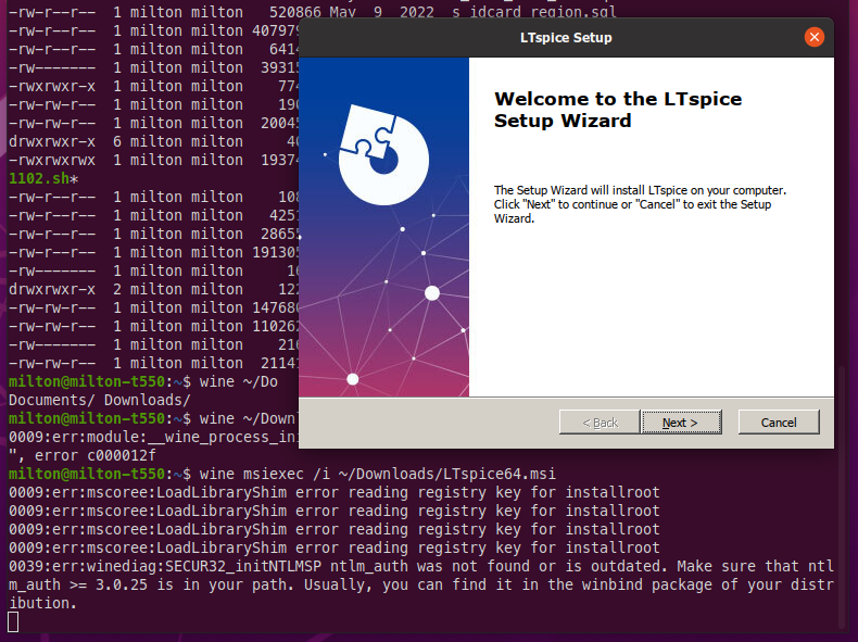 Ubuntu下通过Wine安装LTSpice 17.1.8 - MaxSSL