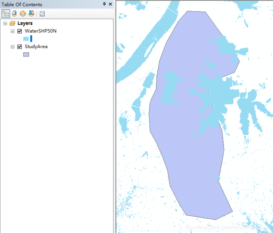 图片[2] - ArcMap用一个面要素擦除另一个面要素的部分 - MaxSSL